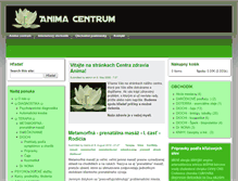Tablet Screenshot of animacentrum.sk